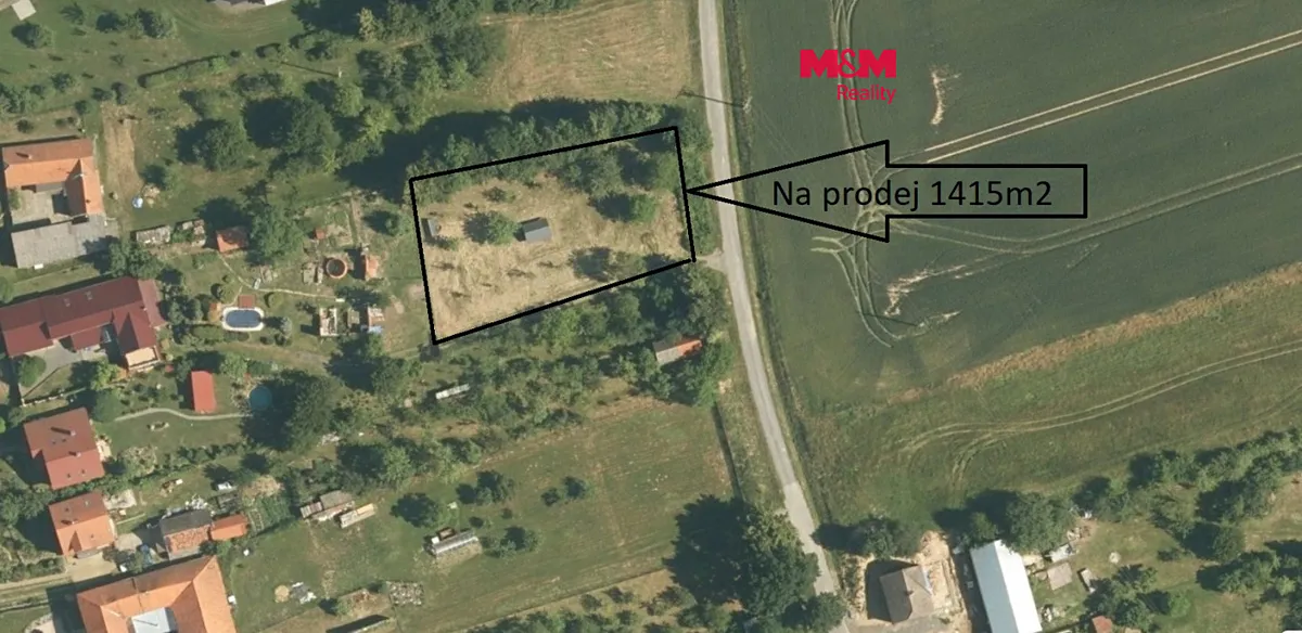 Prodej stavebního pozemku 1415 m²